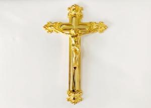 Wholesale Plastic Material Casket Crucifix For Coffin DecorationJesus 1# from china suppliers
