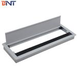 BNT Conference table brush Flip up open cable management box cable grommet